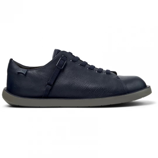 Foto van product CAMPER Wagon - Vrijetijdsschoenen voor Heren - Blauw, Smooth leather / Cotton fabric