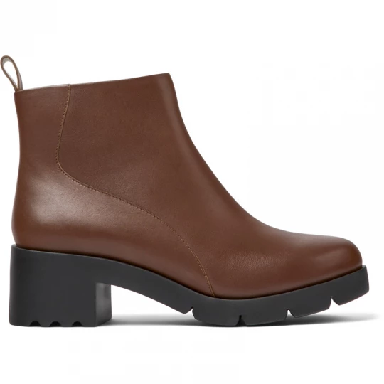 Foto van product CAMPER Wanda - Enkellaarzen voor Dames - Bruin, Smooth leather