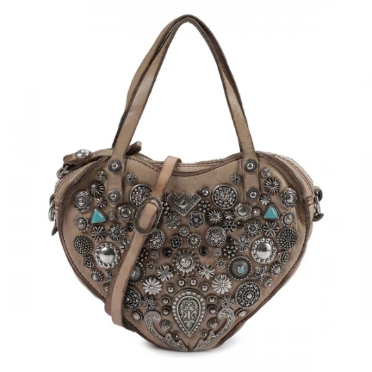 Foto van product Campomaggi Handtas 'Valentina' donkerbeige