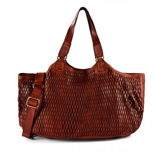 Foto van product Campomaggi Schoudertas 'Cosima' cognac