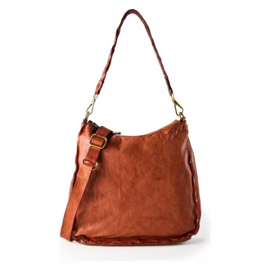 Foto van product Campomaggi Schoudertas 'Siria ' cognac