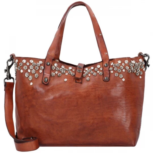 Foto van product Campomaggi Shopper 'Bella di Notte' cognac