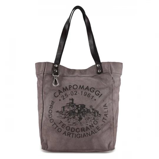 Foto van product Campomaggi Shopper 'Buganvillea' aardetinten / zwart