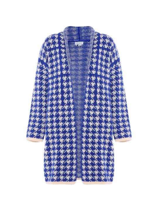 Foto van product caneva Gebreid vest blauw / wolwit