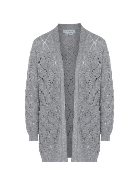 Foto van product caneva Gebreid vest grijs