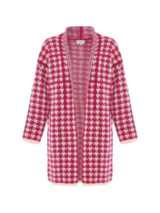 Foto van product caneva Gebreid vest pink / wolwit