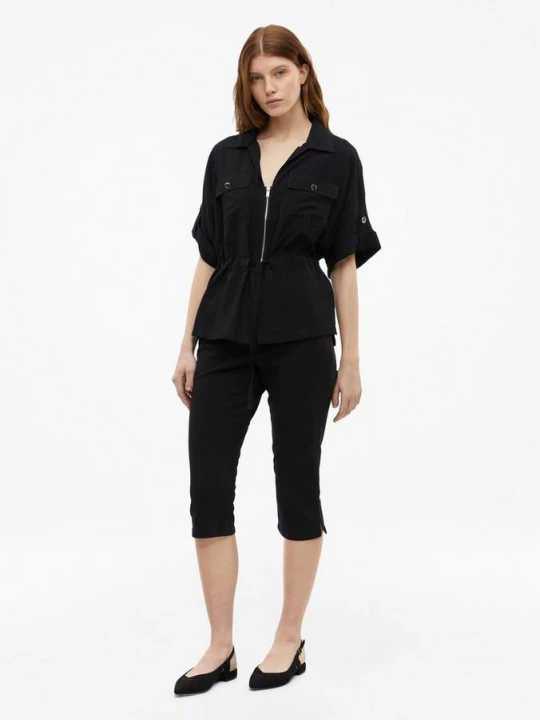 Foto van product Capri jeans Betsy / Slim Fit / Mid Rise / Slim Leg s.Oliver zwart
