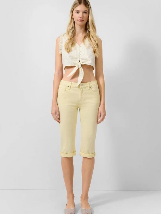 Foto van product Capri jeans Catie / Slim Fit / Mid Rise QS geel