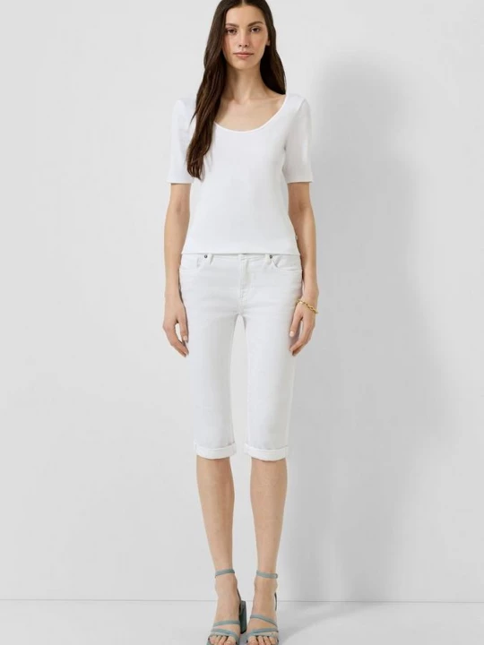 Foto van product Capri jeans Catie / Slim Fit / Mid Rise QS wit