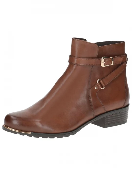 Foto van product CAPRICE Enkellaarsjes cognac