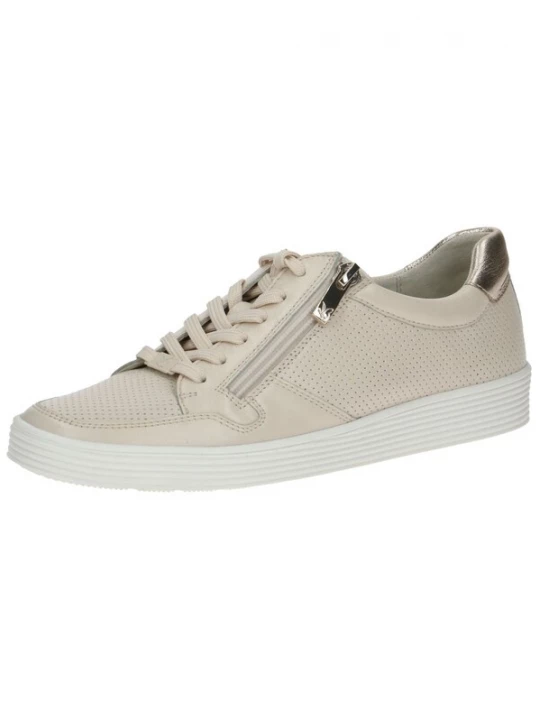 Foto van product CAPRICE Sportieve veterschoen crème / goud