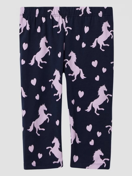 Foto van product Caprilegging met print all-over s.Oliver blauw