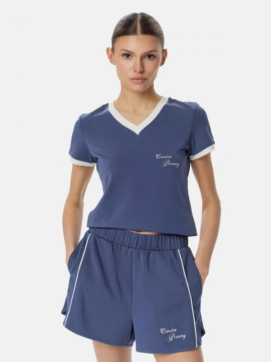 Foto van product Cardio Bunny Shirt 'RETRO' blauw