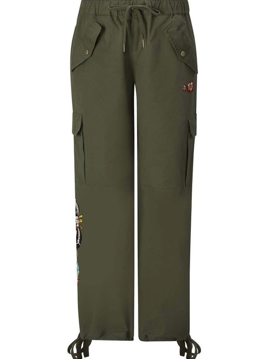 Foto van product Cargobroek Ed Hardy olijfgroen