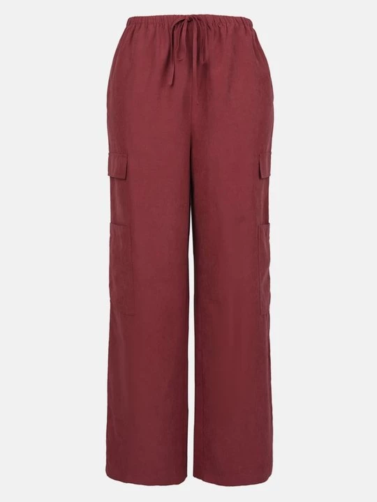 Foto van product Cargobroek Even&Odd By Zalando donkerrood