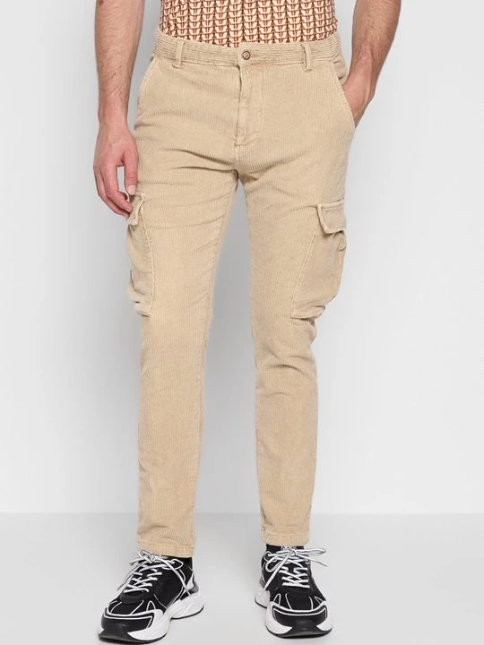 Foto van product Cargobroek INDICODE zandkleur