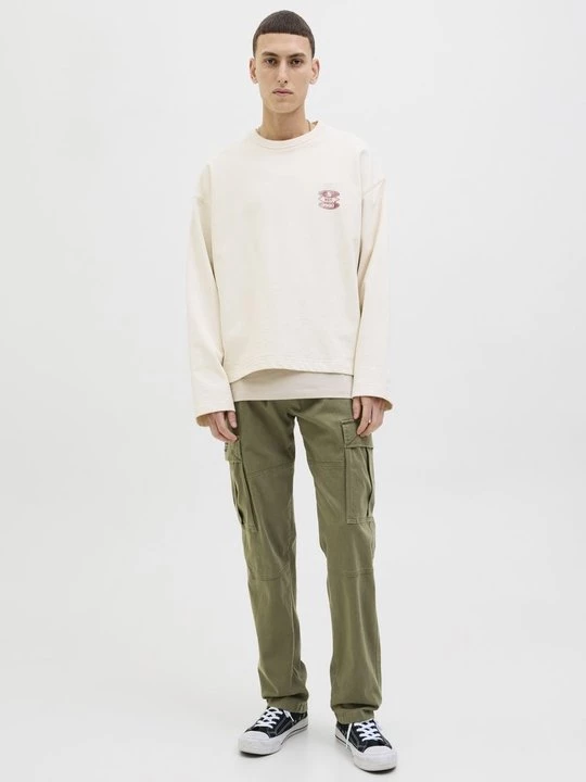 Foto van product Cargobroek Jack&Jones olijfgroen