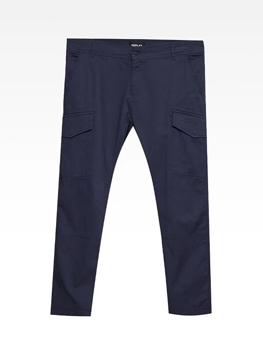 Foto van product Cargobroek Replay donkerblauw