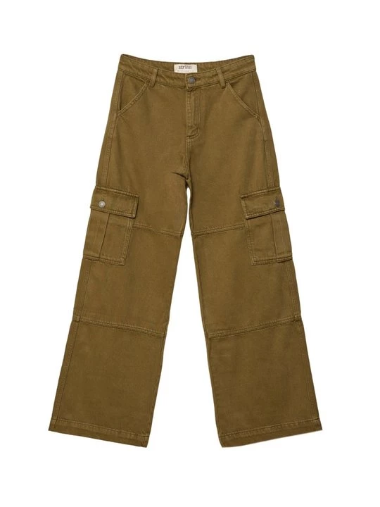 Foto van product Cargobroek Stradivarius wintergroen