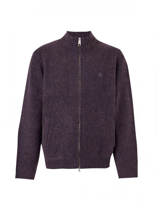 Foto van product Carhartt WIP Gebreid vest 'Curtis' aubergine
