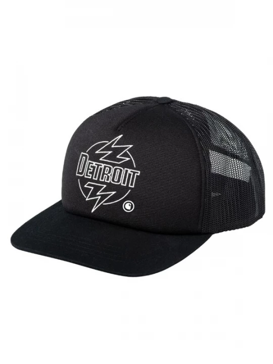 Foto van product Carhartt WIP Hoed 'Ablaze Trucker Cap Black / White' zwart