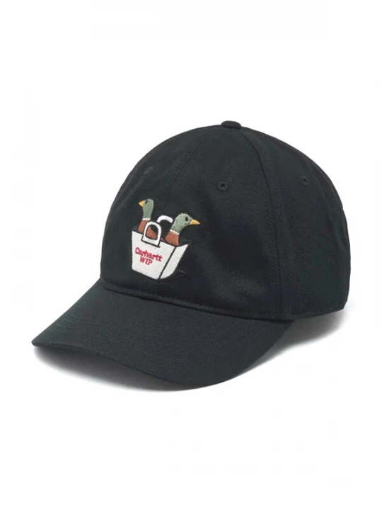 Foto van product Carhartt WIP Hoed 'BUMPER STICKER CAP BLACK' zwart