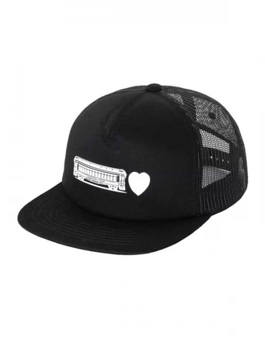 Foto van product Carhartt WIP Hoed 'DECONSTRUCTED TRUCKER BLACK' zwart