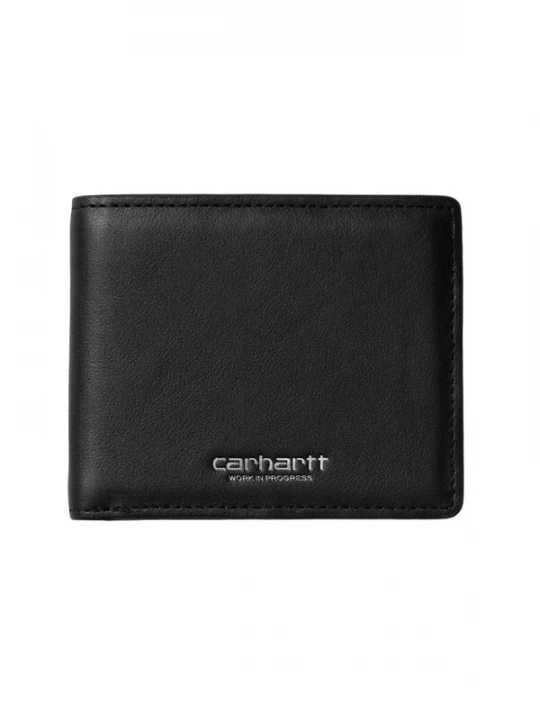 Foto van product Carhartt WIP Portemonnee 'VEGAS BILLFOLD WALLET BLACK / SILVER' gemengde kleuren