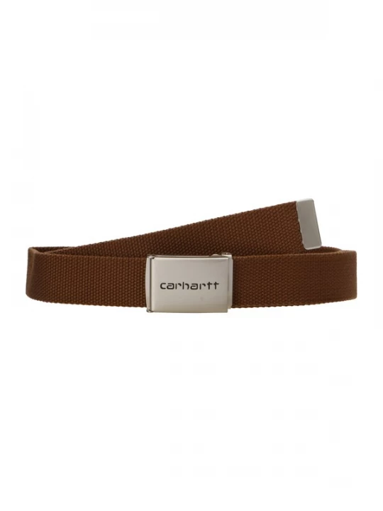 Foto van product Carhartt WIP Riem bruin / zilver