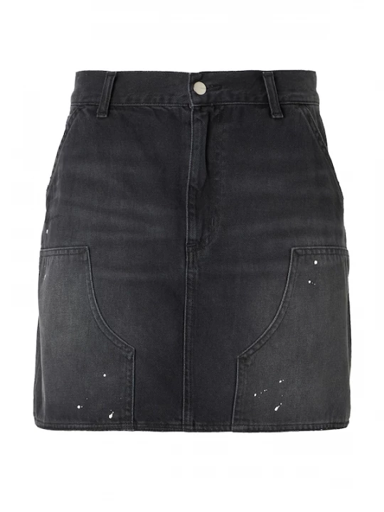 Foto van product Carhartt WIP Rok 'Maeve' zwart / wit