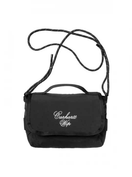 Foto van product Carhartt WIP Schoudertas 'TRAVON SHOULDER BAG BLACK / WHITE' zwart