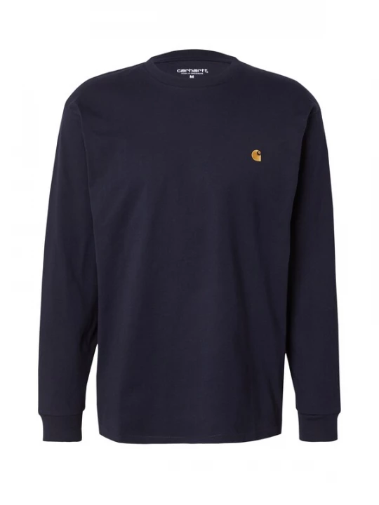 Foto van product Carhartt WIP Shirt 'Chase' navy / goudgeel