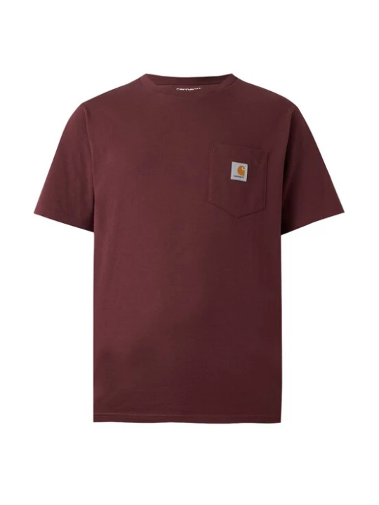 Foto van product Carhartt WIP Shirt lichtgrijs / donkeroranje / bordeaux
