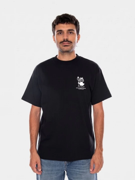 Foto van product Carhartt WIP Shirt 'S / S BUMPER CAR T-SHIRT BLACK' zwart