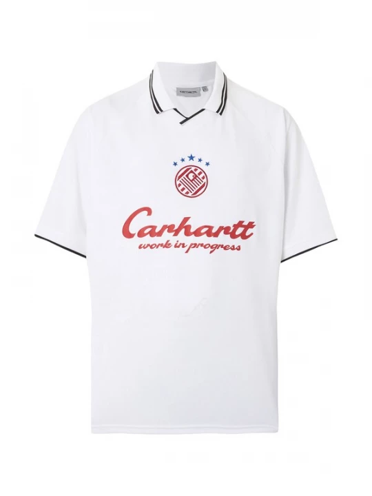 Foto van product Carhartt WIP Shirt 'Terrace Football' blauw / rood / zwart / wit