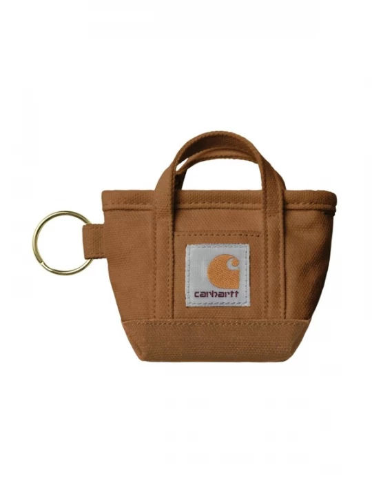 Foto van product Carhartt WIP Sleutelhanger 'Mini Tote Bag Keychain Hamilton Brown' bruin