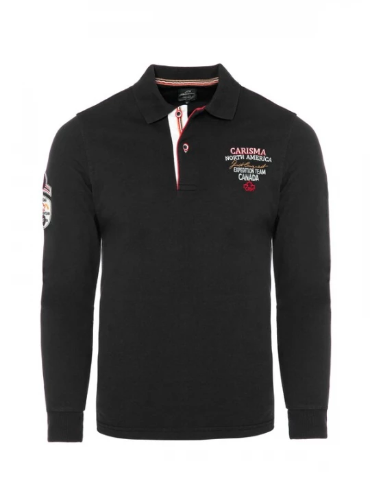 Foto van product CARISMA Shirt kersrood / zwart / wit