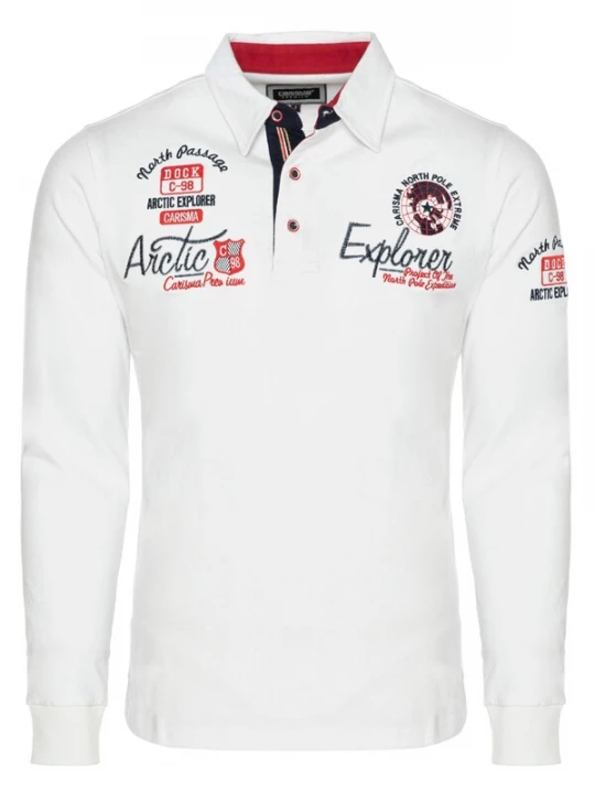 Foto van product CARISMA Shirt kersrood / zwart / wit