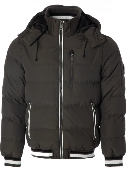 Foto van product CARISMA Winterjas '1214' kaki / zwart / wit