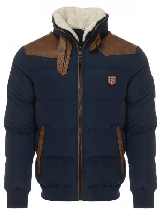 Foto van product CARISMA Winterjas '1215 ' donkerblauw / bruin