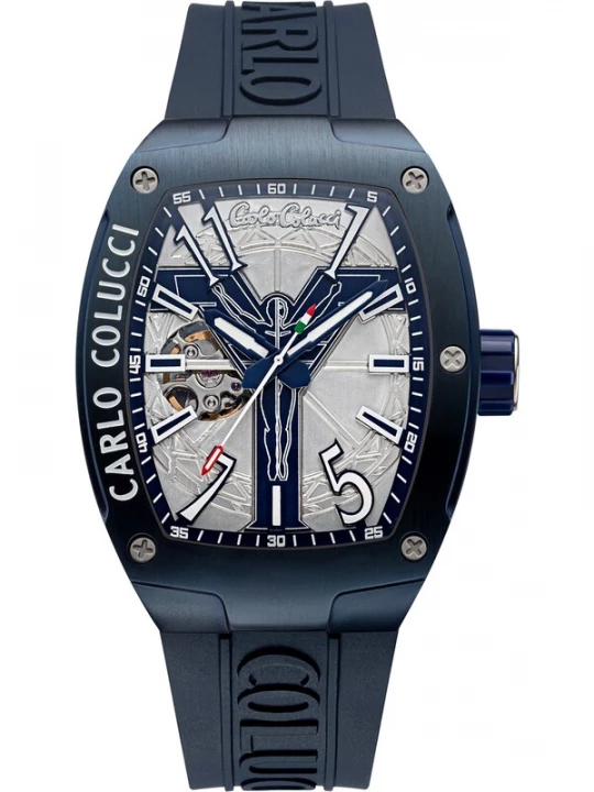 Foto van product Carlo Colucci Analoog horloge ' Donazzan ' blauw / gemengde kleuren