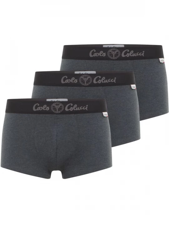 Foto van product Carlo Colucci Boxershorts 'Eben' antraciet