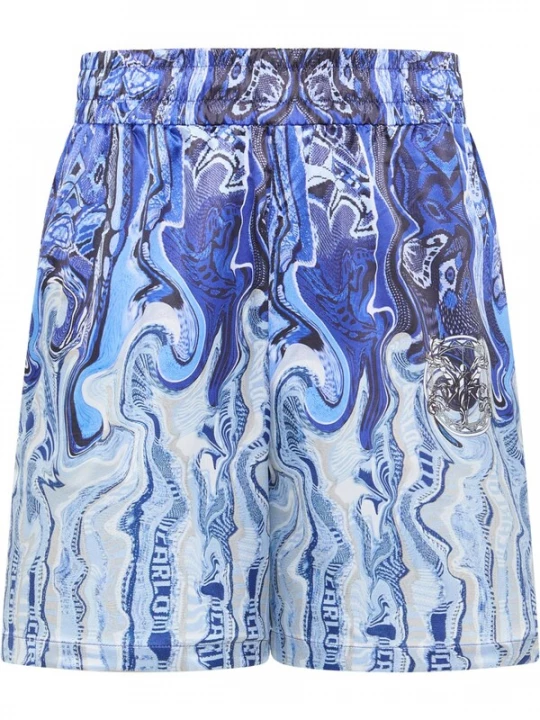 Foto van product Carlo Colucci Broek blauw / grijs / wit