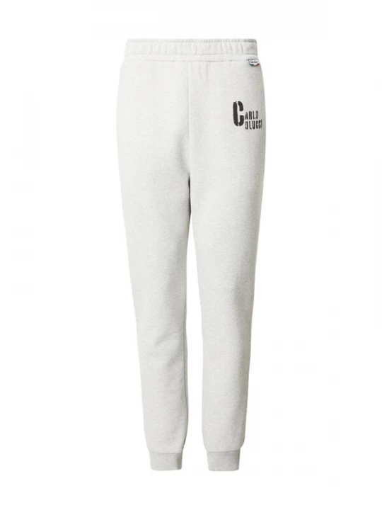 Foto van product Carlo Colucci Broek 'Fabiano' grijs gemêleerd / zwart