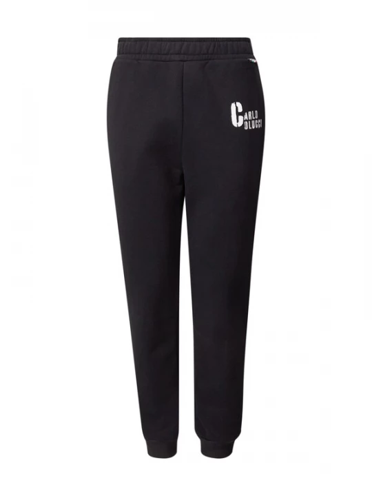Foto van product Carlo Colucci Broek 'Fabiano' zwart / wit