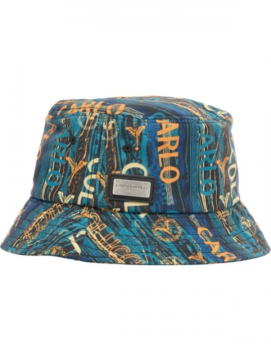 Foto van product Carlo Colucci Hoed 'De Joannon' crème / blauw / bruin / oranje / zwart