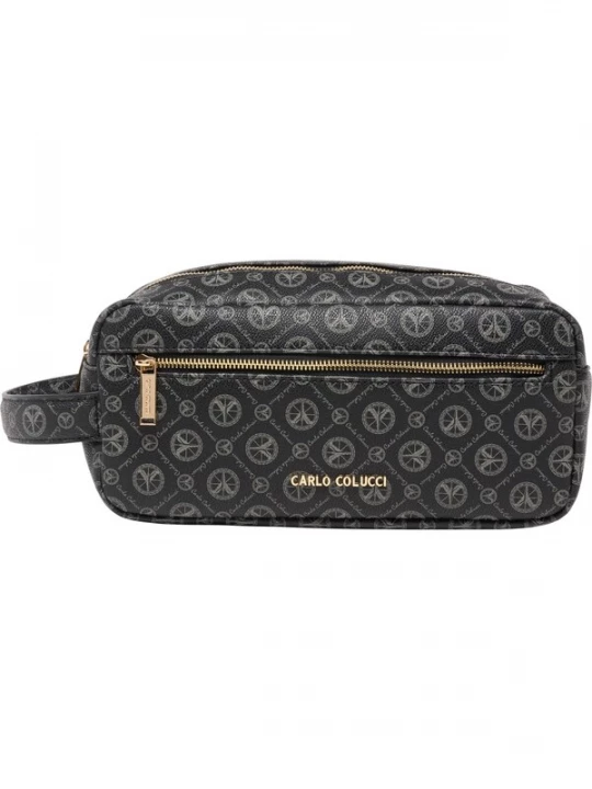 Foto van product Carlo Colucci Make up tas goud / grijs / zwart