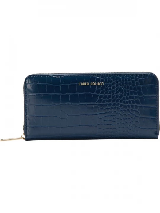 Foto van product Carlo Colucci Portemonnee navy / goud