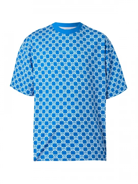 Foto van product Carlo Colucci Shirt blauw / lichtblauw / wit