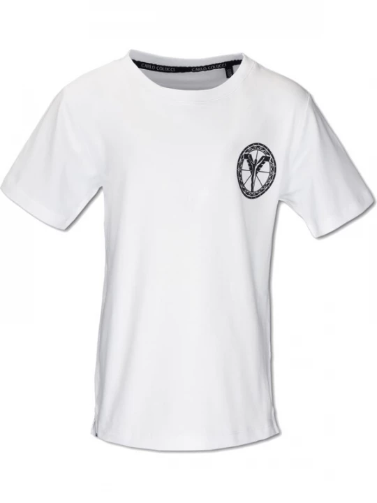 Foto van product Carlo Colucci Shirt 'Camarda' blauw / zwart / wit